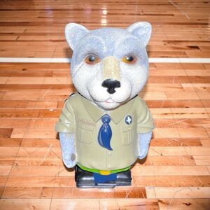 NBA Minnesota Timberwolves Boy Scouts Collab Wind Up Wolf Mascot Collectable B1